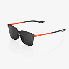 100% Legere Square Sunglasses, Matte Oxyfire