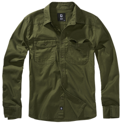 Brandit Flanellshirt Φlanelένια Πουκάμισο, λαδί