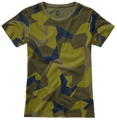 Brandit γυναικείο μπλουζάκι M90, swedish camo