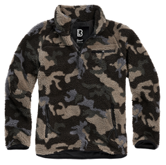 Brandit Teddyfleece Troyer Μπουφάν Fleece, σκούρο camo