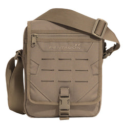 Pentagon Messenger Shoulder Bag, Coyote