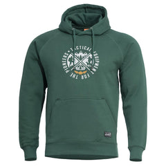 Pentagon Phaeton Hood men's hoodie "Pioneers", SpringBok Green