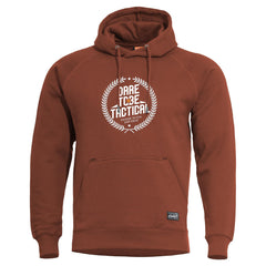 Pentagon Phaeton Hood ανδρικό φούτερ με κουκούλα, maroon red