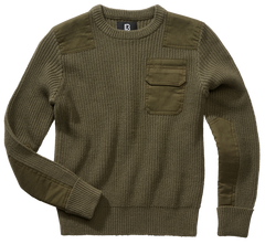 Brandit BW Kids Sweater, Olive
