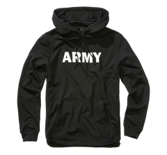 Brandit Army φούτερ με κουκούλα, μαύρο