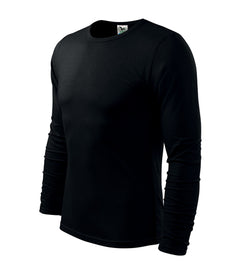 Malfini Fit-T μπλουζάκι με μακρύ μανίκι 160g/m2, μαύρο