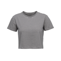 Black Diamond BD Stripe γυναικείο μπλουζάκι με κοντό μανίκι, off white-charcoal