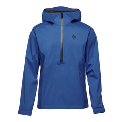 Black Diamond Stormline Stretch Anorak men's waterproof jacket, drifter blue