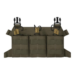 Direct Action® Lightweight Triple 308 Magazine Panel, Ranger Green