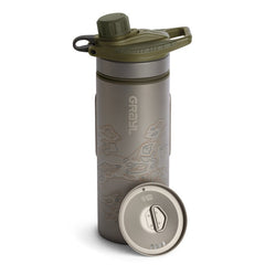 GRAYL GeoPress™ Purifier φιλτραρίσιμο μπουκάλι Titanium + Cook Lid, Olive Drab