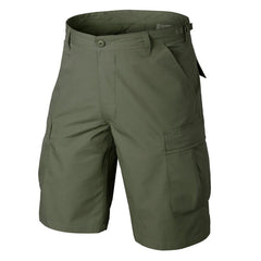 Helikon-Tex BDU Shorts, Olive Green, Cotton Ripstop