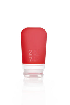 Humangear GoToob+ Silicone Travel Bottle 74 ml, Red