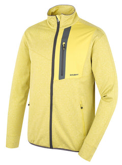 HUSKY Ane ανδρικό φούτερ με φερμουάρ, lime green