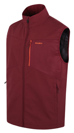 HUSKY Salien moški softshell telovnik M, bordo