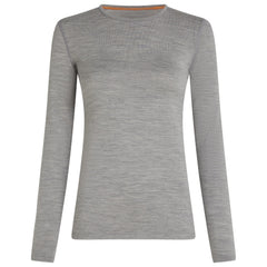 Icebreaker 260 Oasis women's thermal long-sleeve t-shirt, light grey