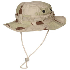 MFH GI Bush Rip-Stop American Hat with Cord, 3 Color Desert