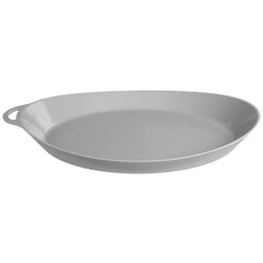 Lifeventure Ellipse Plate πλαστικό πιάτο, ανοιχτό γκρι
