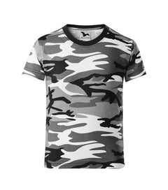 Malfini παιδικό κοντομάνικο μπλουζάκι, camo γκρι
