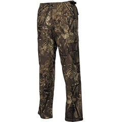 MFH BDU men's trousers Rip-Stop, Real tree hunter-braun