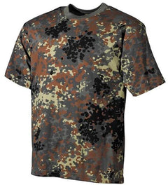 MFH majica vzorec, German flecktarn, 160g/m2