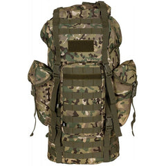 MFH MOLLE Σακίδιο Πλάτης 65L, Αλουμινένια Ράβδος, Op.-Camo