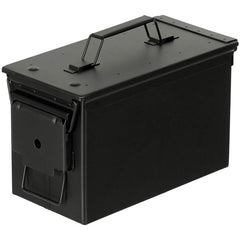MFH US M2A1 Κουτί Πυρομαχικών Μεταλλικό, Μαύρο, 30 x 15,5 x 19 cm