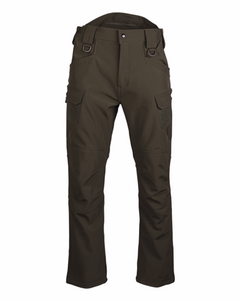 Mil-Tec Assault insulated softshell trousers, olive