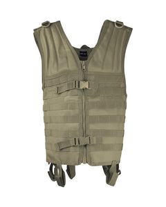Mil-Tec Carrier Tactical Vest MOLLE System, Olive