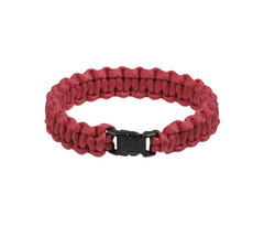 Mil-Tec Survival paracord βραχιόλι 15mm, κόκκινο