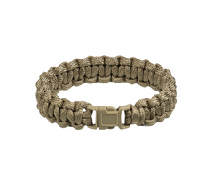 Mil-Tec Survival paracord βραχιόλι 15mm, Coyote