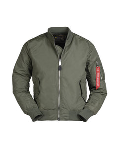 Mil-Tec US MA1 Bomber Jacket, Olive