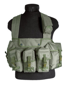 Mil-Tec CHEST RIGG 6 vreciek αμάνικο γιλέκο τακτικό, λαδί