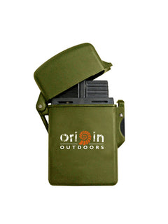 Origin Outdoors Storm vodoodporen vžigalnik, olivno zelen
