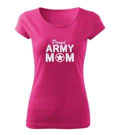 DRAGOWA γυναικείο μπλουζάκι army mom 150 g/m², ροζ