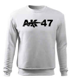 DRAGOWA ανδρικό φούτερ AK-47 300 g/m², λευκό