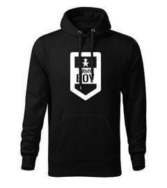 DRAGOWA men's army boy hoodie 320 g/m², black