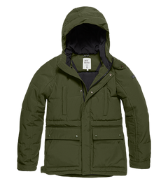 Vintage Industries Milo men's parka jacket, Drab