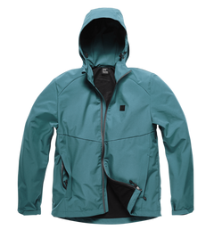 Vintage Industries Ather softshell jakna, modra