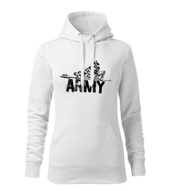 DRAGOWA Nabis women's hoodie 320 g/m², white