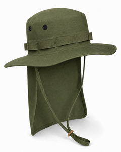 WARAGOD HÖSK boonie hat with extended neck protection, olive