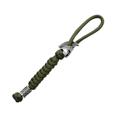 WARAGOD Spartan Paracord Κλειδοθήκη Nénar, πράσινο