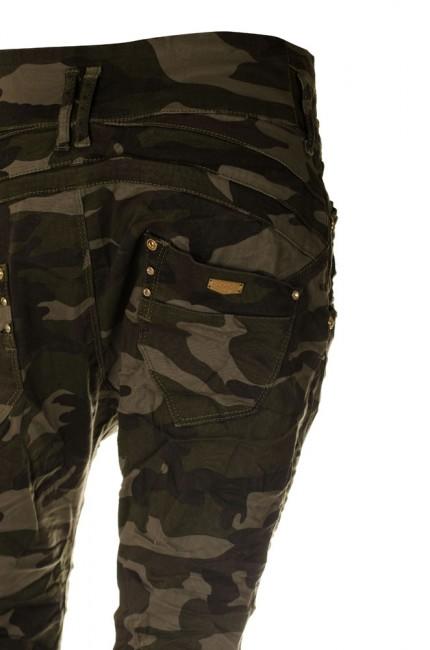 O&T Garment Woodland Παντελόνι Γυναικείο με Χαμηλό Γόνατο