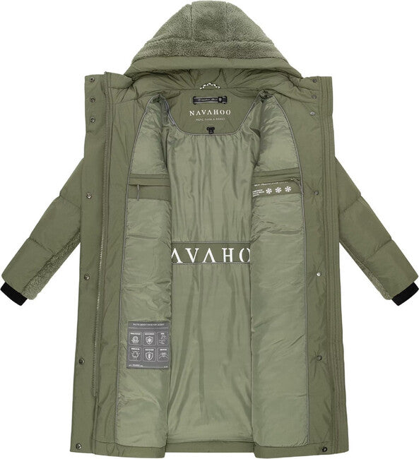 Navahoo Funkelteddy14 Χειμερινό Μπουφάν Γυναικείο, Olive Leaf