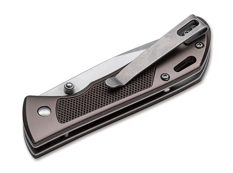 BÖKER® Advance Checkering Αναδιπλούμενο EDC Μαχαίρι, σκούρο χάλκινο
