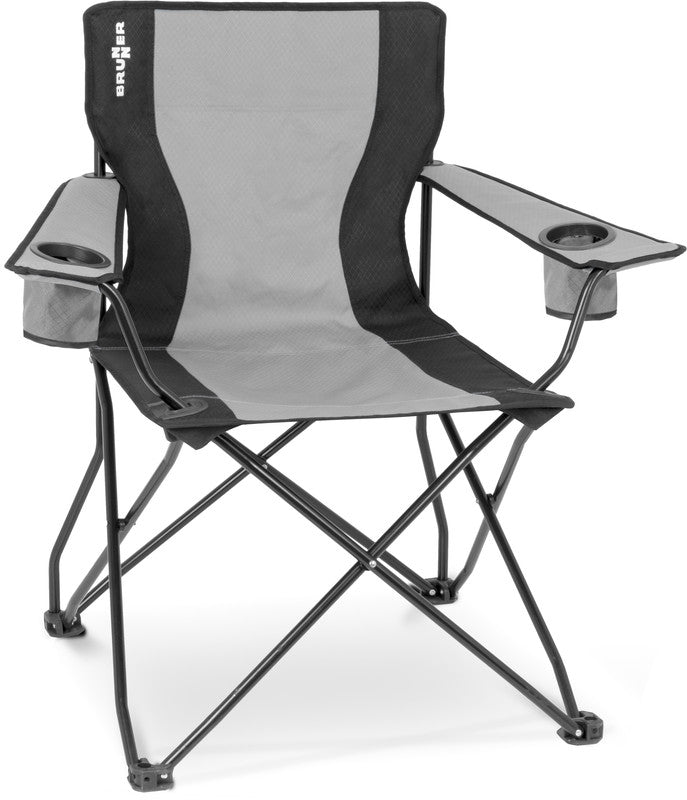 Brunner Action Armchair Equiframe Καρέκλα Κάμπινγκ, Γκρι/Μαύρο