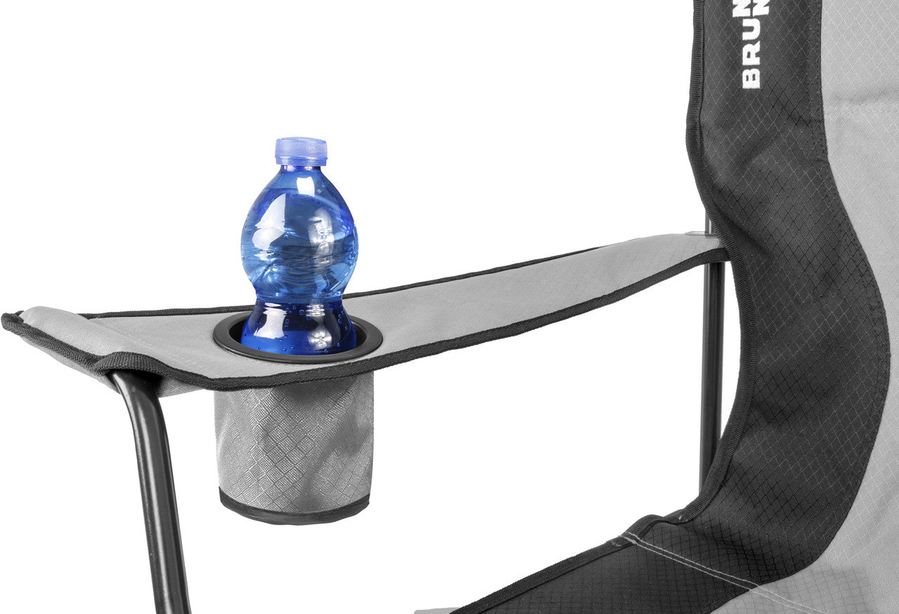 Brunner Action Armchair Equiframe Καρέκλα Κάμπινγκ, Γκρι/Μαύρο