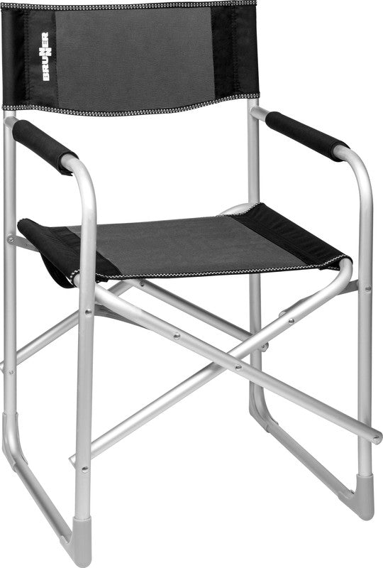 Brunner Captain Καρέκλα Camping, Γκρι/Μαύρο