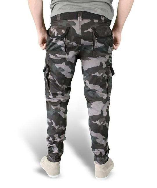 Surplus Premium Slimmy παντελόνι, black-camo