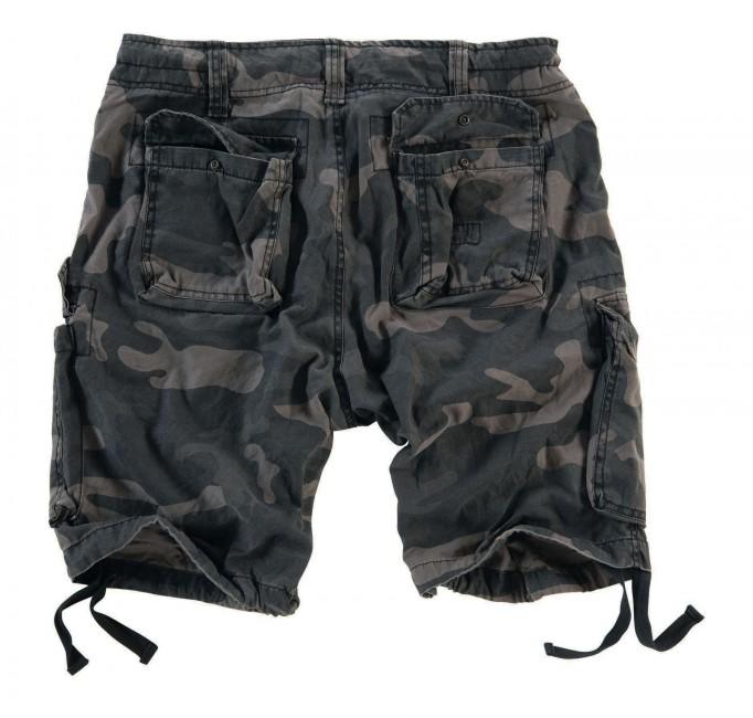 Surplus Vintage Σορτς, black-camo