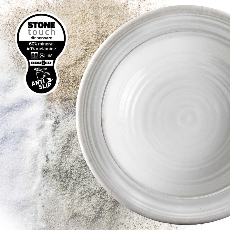 Brunner Βαθύ Πιάτο Deep plate, λευκό